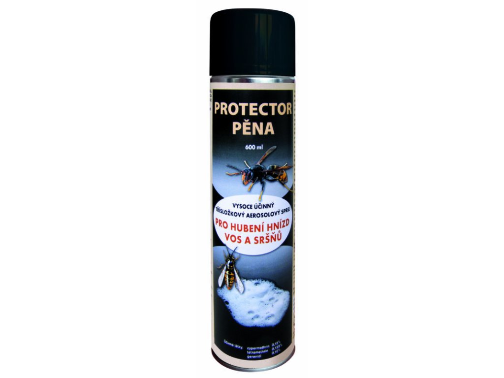 Protector pěna pro likvidaci hnízd vos a sršňů 600 ml